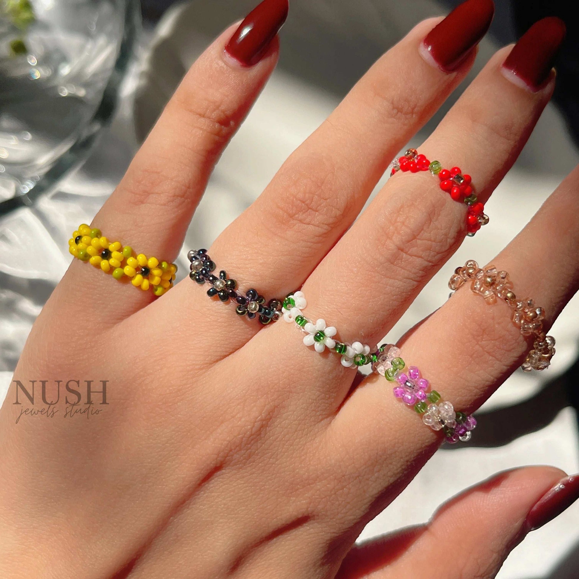 Floral Rings