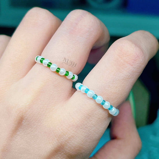 Beads and Pearls ring