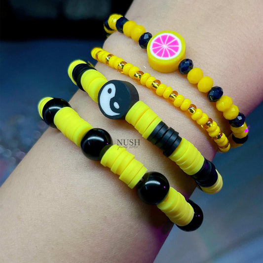 Yellow & Black stack 🌙🖤🍯