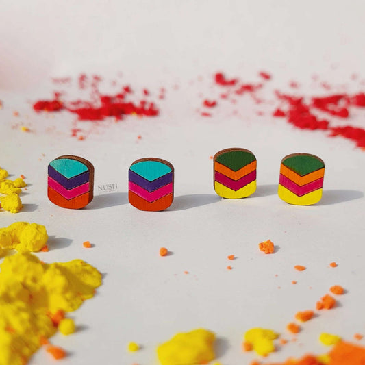 Scarlet & Dahlia Studs