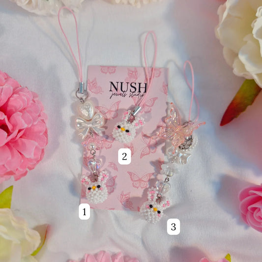 Bunny Phone Charms