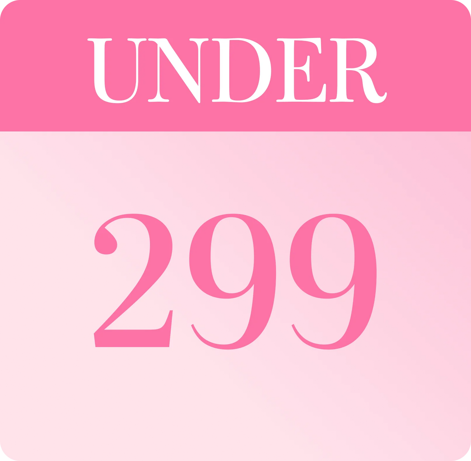 Shop under 299