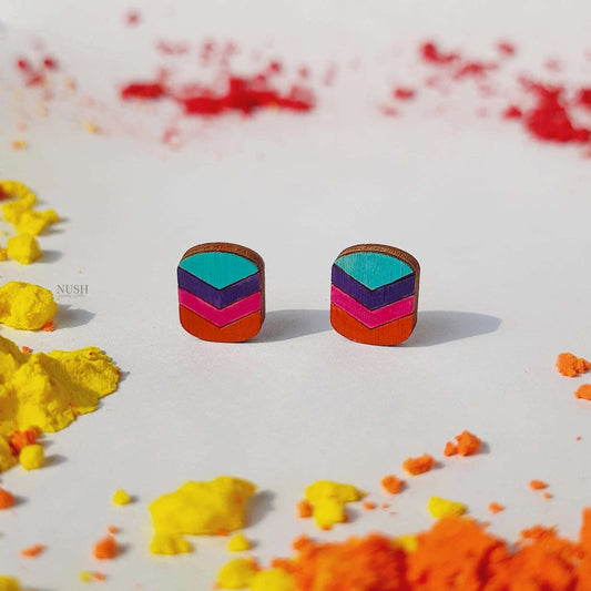 Scarlet & Dahlia Studs