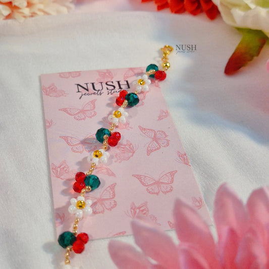 Cherries & Blossoms Bracelet