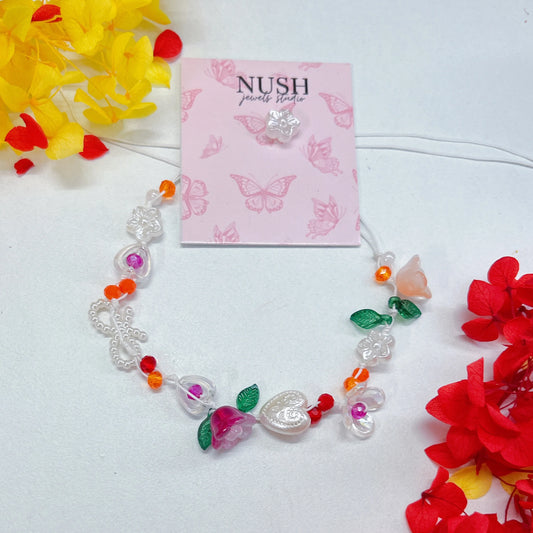 Red whimsical bracelet