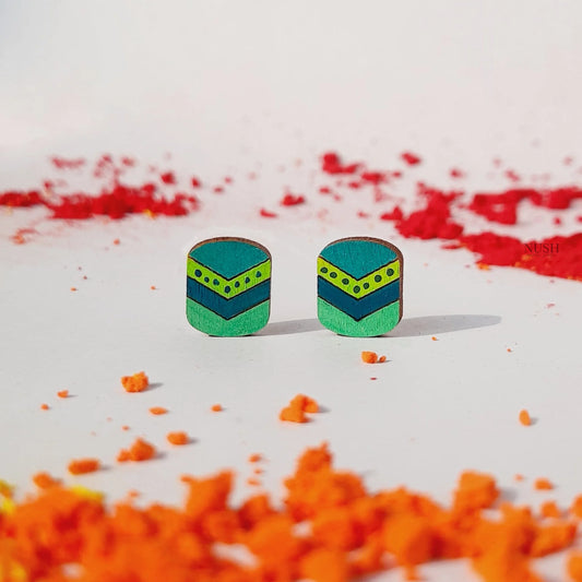 Tribal Green Studs