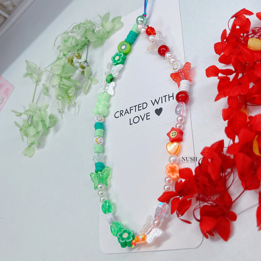 Multicoloured phone charm