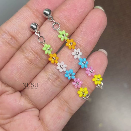 Multi color earrings