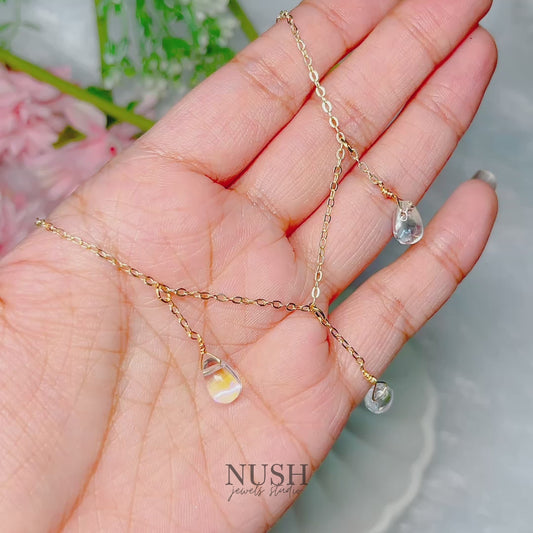 Crystal Cascade necklace