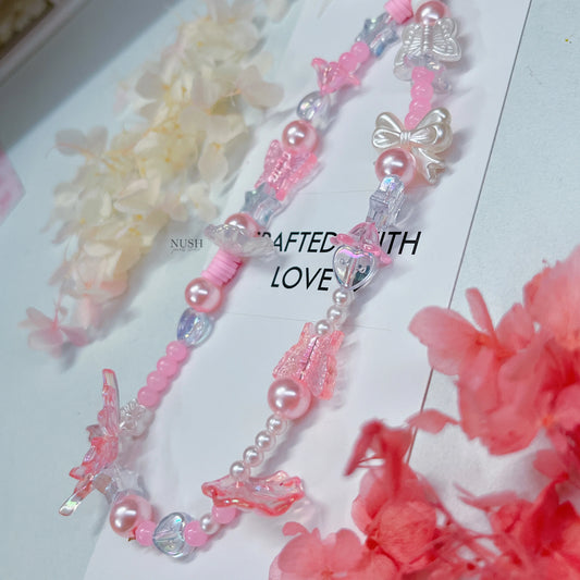 pink phone charms