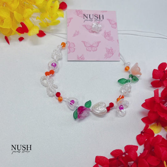 Red whimsical bracelet